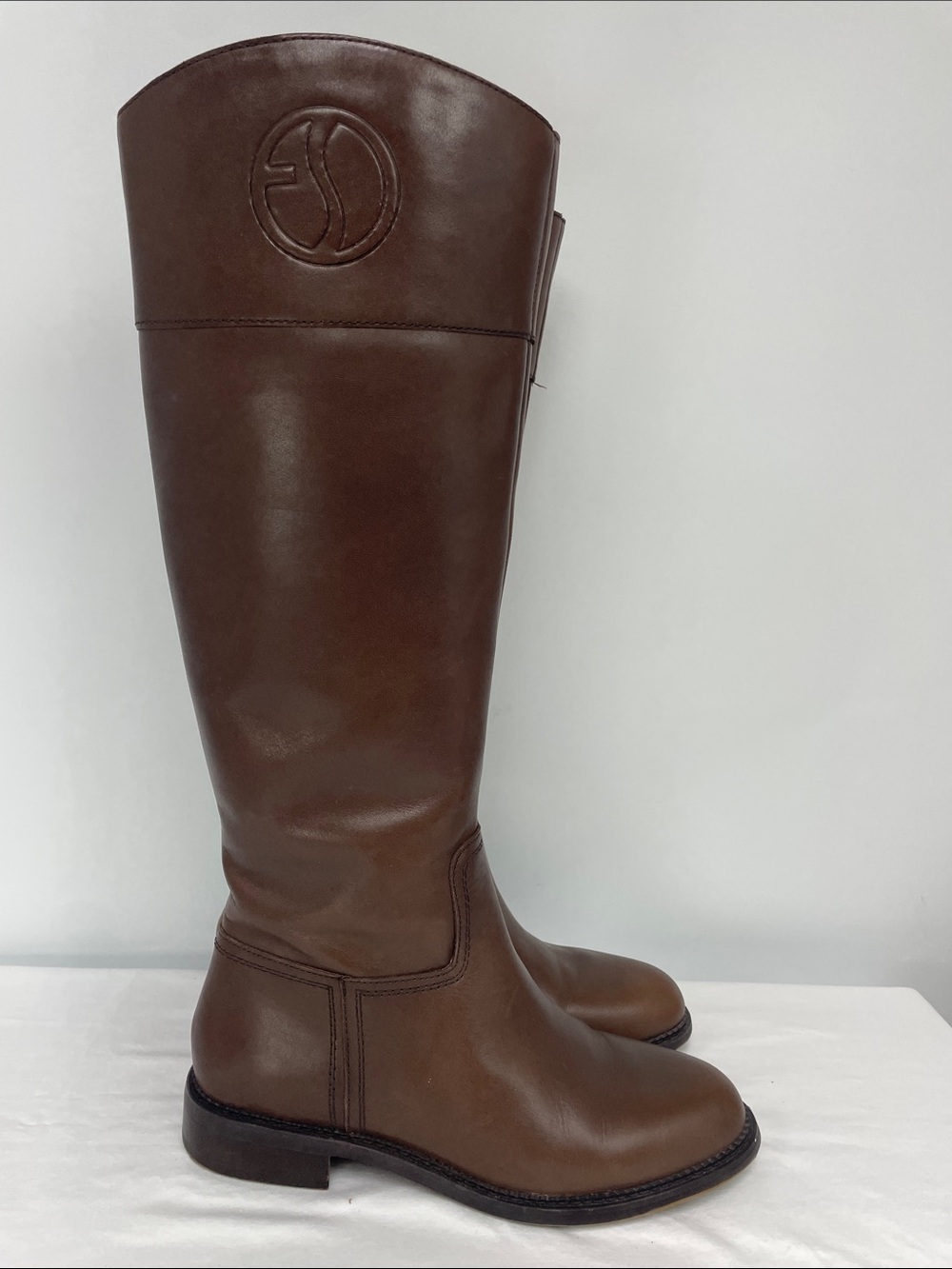 Franco Sarto Brown Over-the-Knee Boots, Size 8.5